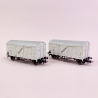 2 wagons couvert transport de bananes, DR, Ep IV - ROCO 77027 - HO 1/87