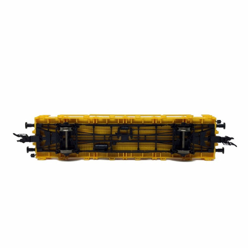 Wagon plat avec touret câble pour caténaires-HO-1/87-KIBRI 