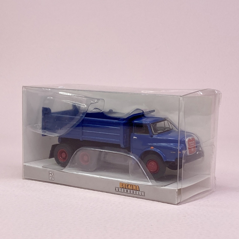 Camion Benne MAN 26.280 DHAK, Bleu - BREKINA 78100 - HO 1/87