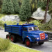 Camion Benne MAN 26.280 DHAK, Bleu - BREKINA 78100 - HO 1/87