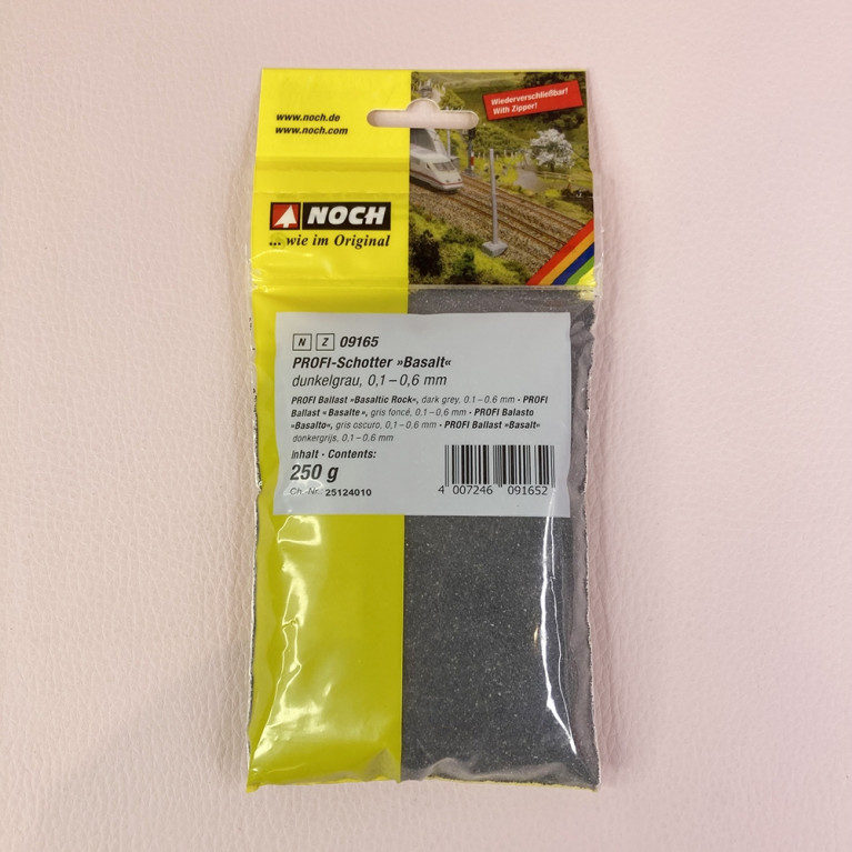 Ballast, gris foncé, 250g - NOCH 09165 - Toutes échelles
