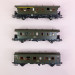 3 voitures (ex-DRG) type ABi, Bi, 2CL/1CL, PKP, Ep IV - ROCO 74019 - HO 1/87