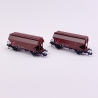 2 wagons trémies Tgpps transport de céréales, BLS, Ep III - FLEISCHMANN 830310 - N 1/160