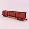 Wagon tombereau FAS rouge 606 sans passerelle, Sncf, Ep V - REE WBSE013 - HO 1/87