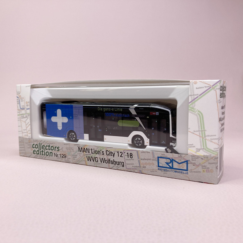 ausverkauft | RIETZE 76501 MAN Lions City 18E VAG Nürnberg Busmodell 1:87 | Online kaufen bei Modellbau Härtle