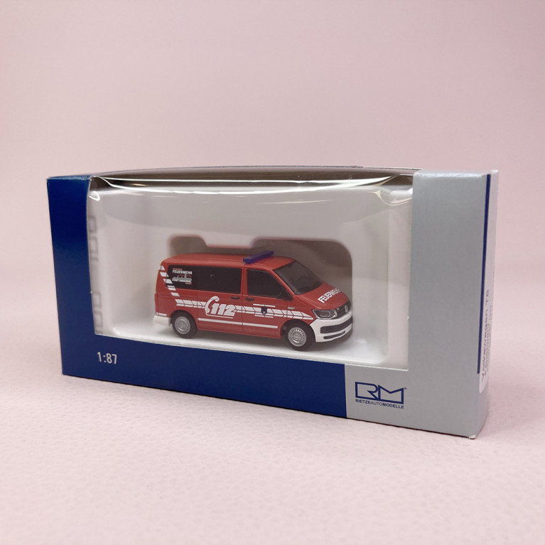 Volkswagen Transporter T6 Pompiers - RIETZE 53738 - HO 1/87