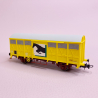 Wagon Couvert Gs, transport de chevaux, Sncf, Ep III - JOUEF HJ6232 - HO 1/87