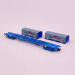 Wagon porte conteneurs MMC3E "Rail Sider", Renfe , Ep VI - ARNOLD HN6592 - N 1/160