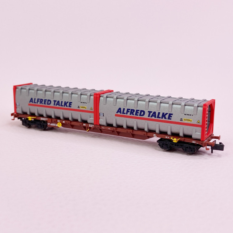 Wagon porte conteneurs Sgnss "Alfred Talke", FS, Ep VI - ARNOLD HN6590 - N 1/160