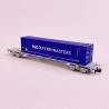 Wagon porte conteneurs Sgss "P&O Freyymasters", Sncf, Ep V - ARNOLD HN6583 - N 1/160