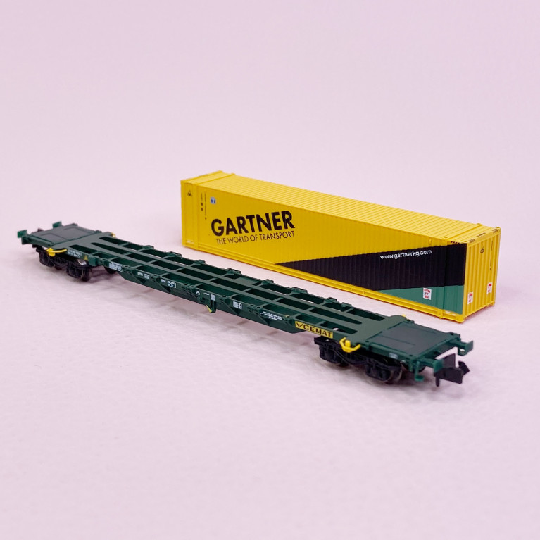 Wagon porte conteneurs Sgnss "Gartner", CEMA, Ep VI - ARNOLD HN6589 - N 1/160
