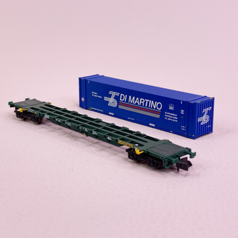 Wagon porte conteneurs Sgnss "Di Martino", CEMA FS, Ep VI - ARNOLD HN6585 - N 1/160
