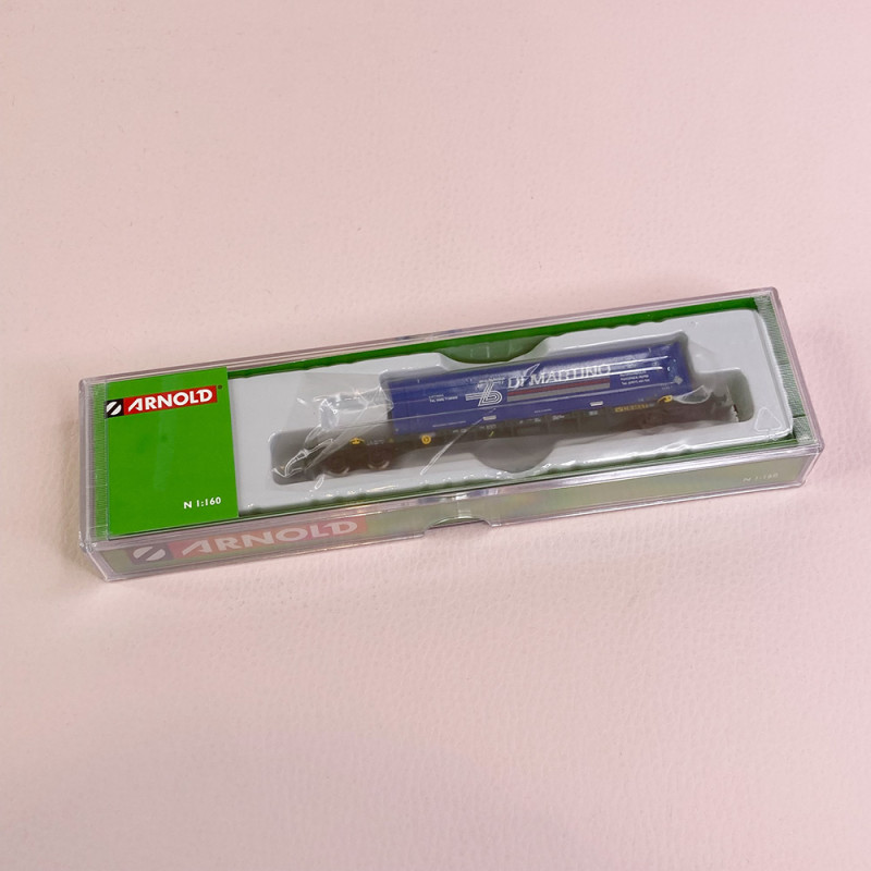 Wagon porte conteneurs Sgnss "Di Martino", CEMA FS, Ep VI - ARNOLD HN6585 - N 1/160