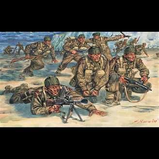 Commandos britanniques, WW2 - ITALERI 6064 - 1/72