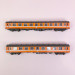 2 voitures I4 B Bruxelles / Luxembourg, Sncb, Ep IV et V - LSMODELS 42165 - HO 1/87
