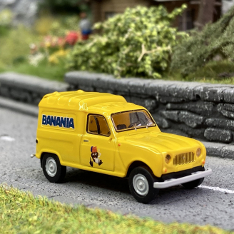 Renault 4L fourgonnette "Banania" - BREKINA / SAI 2448 - HO 1/87