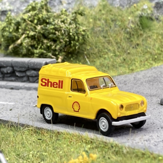 Renault 4L fourgonnette "Shell" - BREKINA / SAI 2455 - HO 1/87