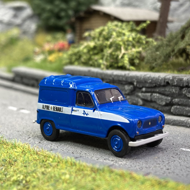 Renault 4L fourgonnette "Alpine" - BREKINA / SAI 2456 - HO 1/87