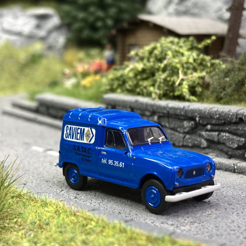 Renault 4L fourgonnette "Saviem" - BREKINA / SAI 2457 - HO 1/87