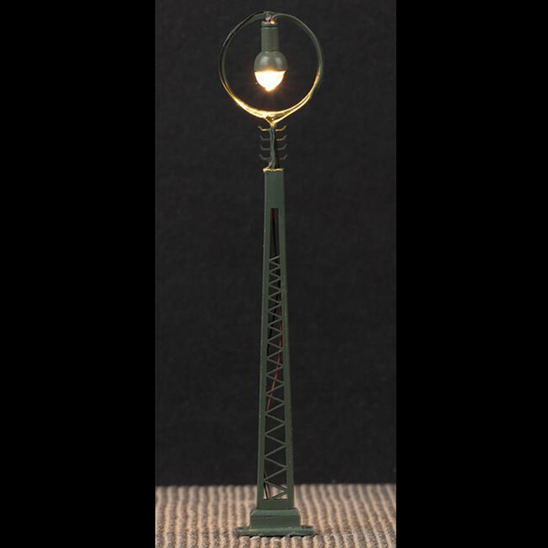 Lampadaires annulaires à LED 12 V - 84 mm (x3) - FALLER 272125 - N 1/160