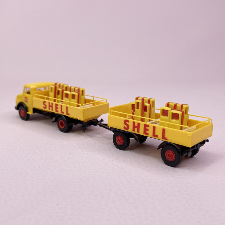 Camion Mercedes L322 SHELL - BREKINA 47126 - HO 1/87
