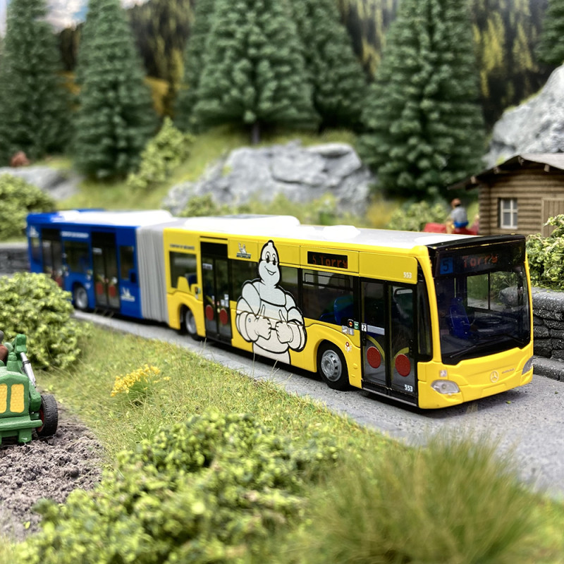 Bus à soufflet, Mercedes Citaro G15 MICHELIN - RIETZE 73689 - HO 1/87