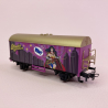 Wagon couvert "Wonder Woman" avec figurine - MARKLIN 44828 - HO 1/87