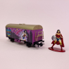 Wagon couvert "Wonder Woman" avec figurine - MARKLIN 44828 - HO 1/87