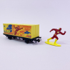 Wagon couvert "The Flash" avec figurine - MARKLIN 44829 - HO 1/87