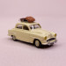 Simca Aronde 1957, jaune paille, galerie et valises - SAI 1740 - HO 1/87