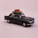 Peugeot 404 Noire, personnages, galerie et valises - SAI 1823 - HO 1/87