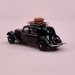 Citroën Traction 11A 1935 Noire, personnages, galerie et valises - SAI 1810 - HO 1/87