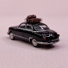 Panhard Dyna Z Noire, galerie et valises - SAI 1750 - HO 1/87