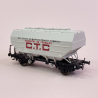 Wagon trémie céréalier "CTC UNAC", Sncf, Ep III - REE WB725 - HO 1/87
