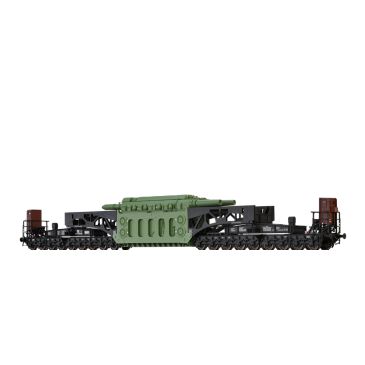 Wagon SST transport lourd  de transformateur, DR, Ep III - BRAWA 50512 - HO 1/87
