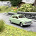 Peugeot 204 vert "eau vive" avec personnage - SAI 1624 - HO 1/87