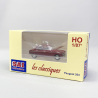 Peugeot 204 Rouge Pourpre, Taxi - SAI 6261 - HO 1/87