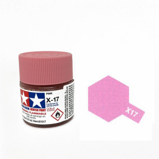 Rose brillant pot de 10ml-TAMIYA X17