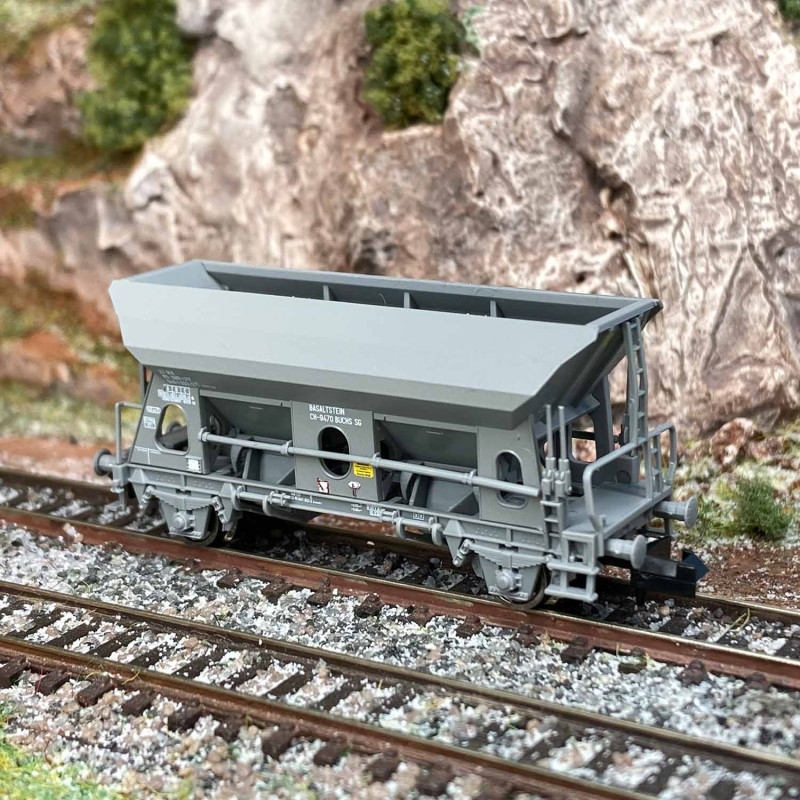 Wagon trémie Fcs à déchargement automatique, SBB, Ep IV et V - FLEISCHMANN 830353 - N 1/160