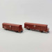 2 wagons couverts Gbqss-z 1742 2 essieux, DR, Ep IV - FLEISCHMANN 826214 - N 1/160