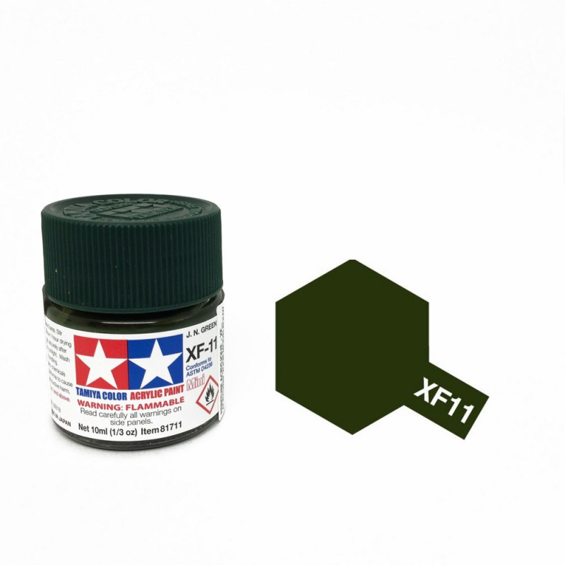 Vert aéron japonais mat pot de 10ml-TAMIYA XF11