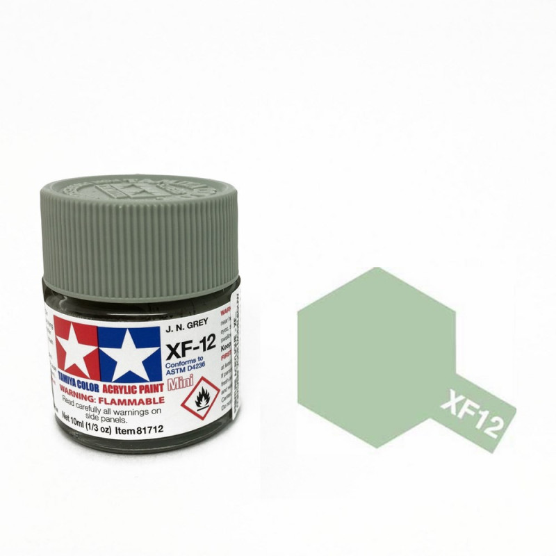 Gris aéronautique japonaise mat pot de 10ml-TAMIYA XF12