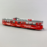 Tramway Duewag Gt6, Heidelberger, "Coca Cola",  Ep IV et V - RIVAROSSI HR2861 - HO 1/87