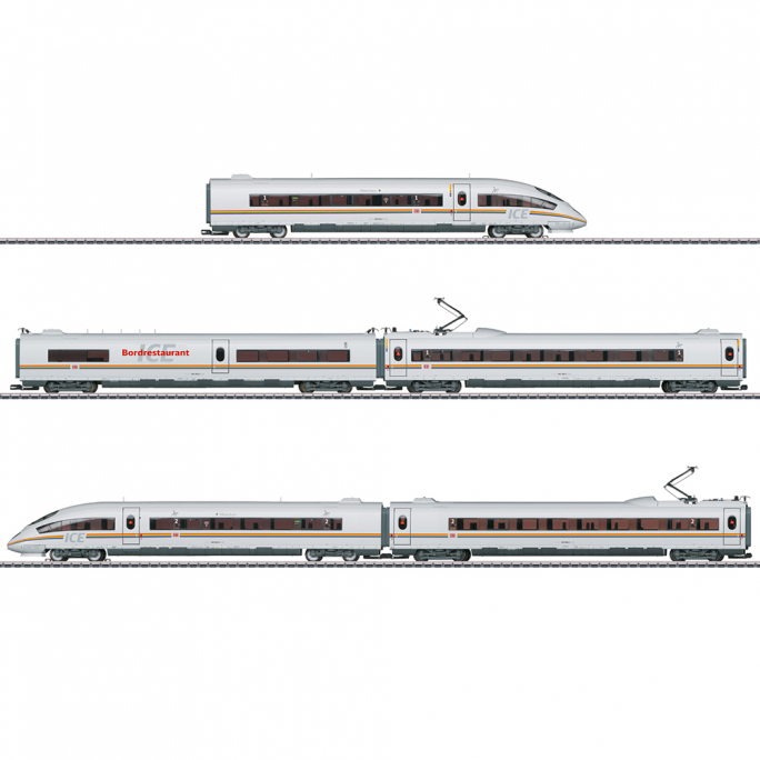 ICE 3, série 403, 5 éléments, train à grande vitesse, DB, Ep VI, digital son 3R - MARKLIN 37784 - HO 1/87