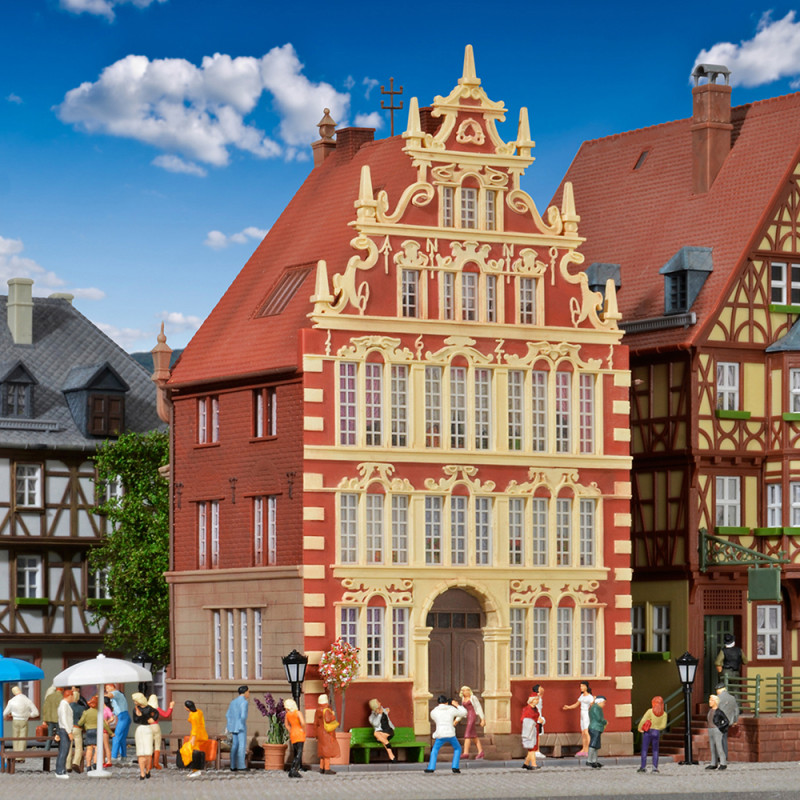 2 maisons de ville 1 face HO FALLER 130432 modélisme diorama 2 maisons de ville 1 face HO FALLER 130432 modélisme diorama