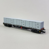 Wagon porte conteneurs Rgs 3910, DB, Ep IV - MINITRIX 18431 - N 1/160