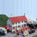 Relais routier avec station service Antar + camion-HO-1/87-SAI 169