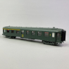 Voiture OCEM RA A3B5 mixte 1/2CL, logo encadré jaune, Sncf, Ep IV - REE VB-388 - HO 1/87