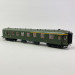 Voiture OCEM RA A3B5 mixte 1/2CL, Sncf, Ep IIIb - REE VB-385 - HO 1/87