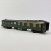 Voiture OCEM RA A3B5 mixte 1/2CL, Sncf, Ep IIIb - REE VB-384 - HO 1/87